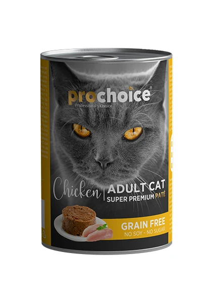 Pro Choice Tavuklu Yetişkin Kedi Konservesi 12X400 gr