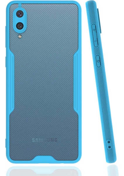 Galaxy A02 Kılıf Zore Parfe Kenarları Pastel Renk Silikon Kılıf