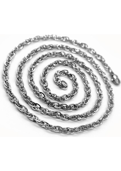 Singapur Erkek Kadın Çelik Kolye Cklsıngapur-Gms