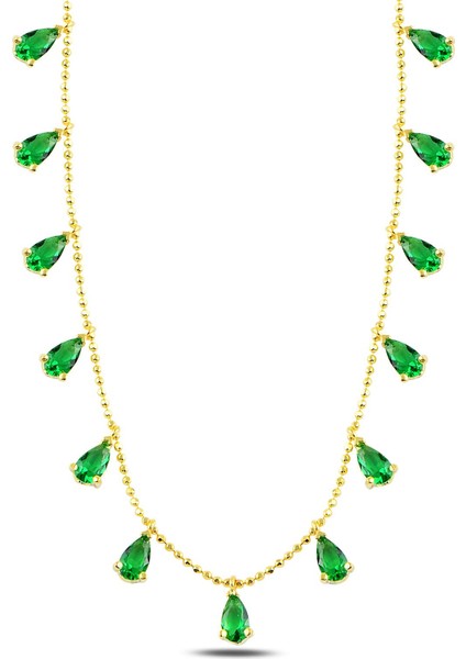 Zümrüt Rose Kadın Gümüş Kolye GKLTSKLYM5D-ROS