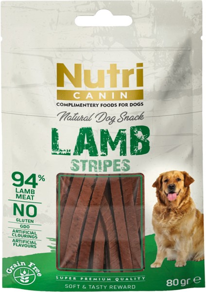 Kuzu Etli Çubukları Tahılsız Nutri Canin 80GR Köpek Ödül?
