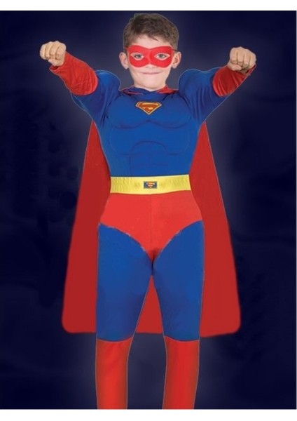 Superman Kostümü Kaslı