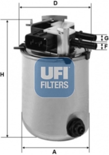 Yakıt Filtresi Renault Kadjar 15 Nıssan Qashqaı 13 X-Traıl 13 1.5 Dci-1.6 Dci 164006184R-164004BD0B Ufı 2409501