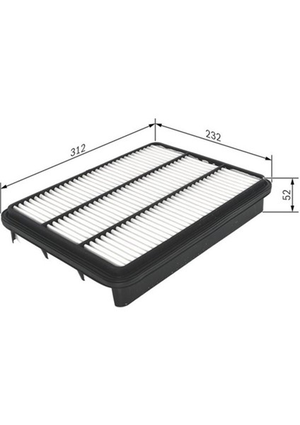 Hava Filtresi Toyota Land Cruıser 4.7 V8 32V 235HP 98 F026400225