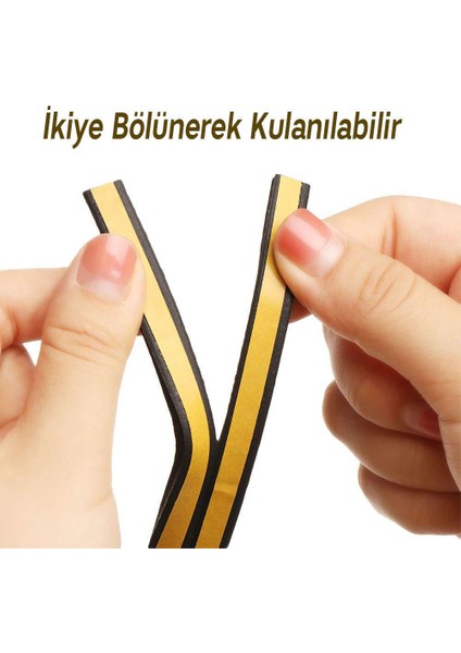 Kapı Pencere Fitili Soğuk Izolasyon Bandı Kahverengi 2x3=6 mt indirimleri