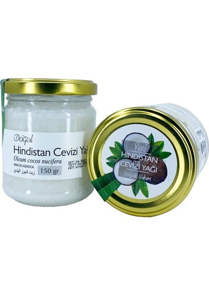 Katı Hindistan Cevizi Yağı, Soğuk Sıkım, Aromaterapi Yağları, 150 gr fiyatları
