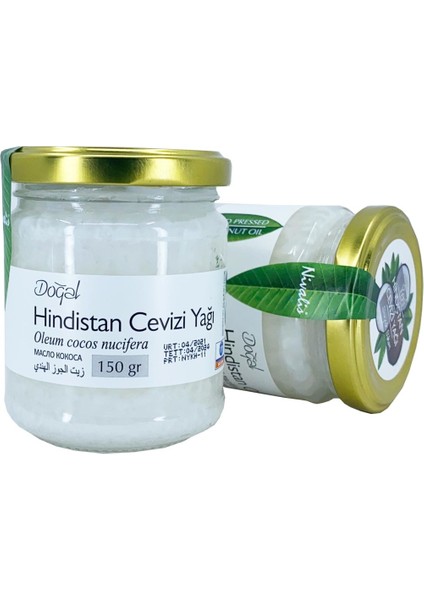 Katı Hindistan Cevizi Yağı, Soğuk Sıkım, Aromaterapi Yağları, 150 gr modelleri