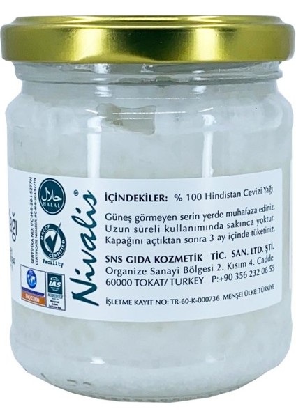Katı Hindistan Cevizi Yağı, Soğuk Sıkım, Aromaterapi Yağları, 150 gr fırsatları