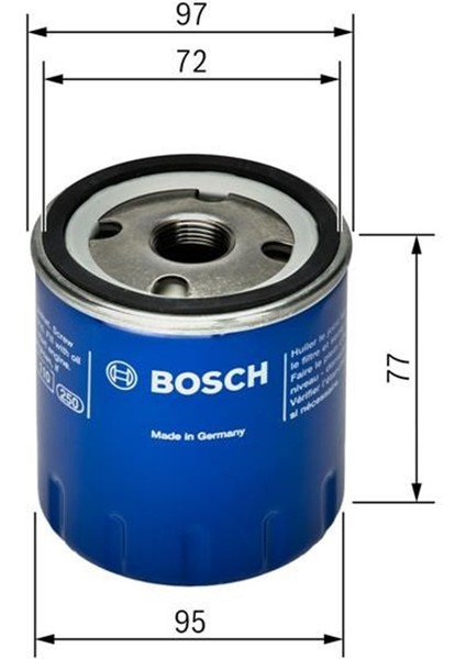 Yağ Filtresi Ducato-Boxer-Jumper-Daily 06 2.3 F026407024