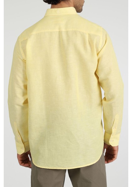 Relaxed Fit Düğmeli Yaka Gömlek Neo-Epherest Açık Sarı modelleri