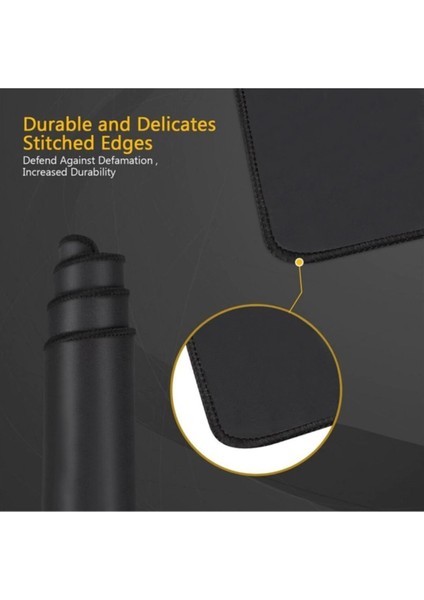 Dikişli 90X 40 Kaydırmaz Taban Oyuncu Mousepad