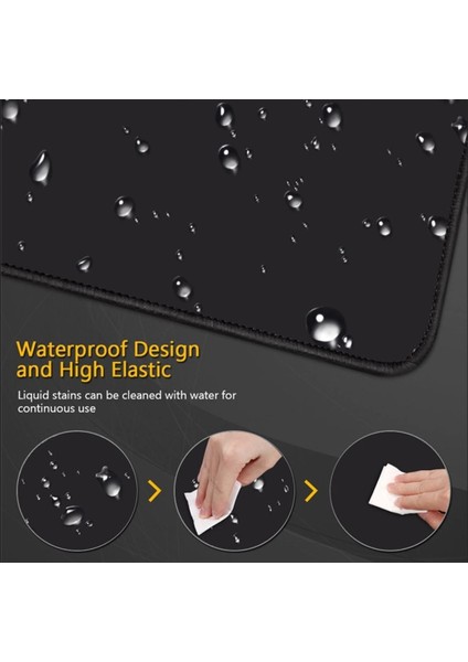 Dikişli 90X 40 Kaydırmaz Taban Oyuncu Mousepad