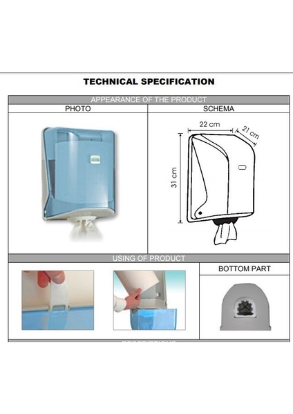 Mini Feedpoint Içten Çekmeli Kağıt Havlu Dispenseri Metalik modelleri