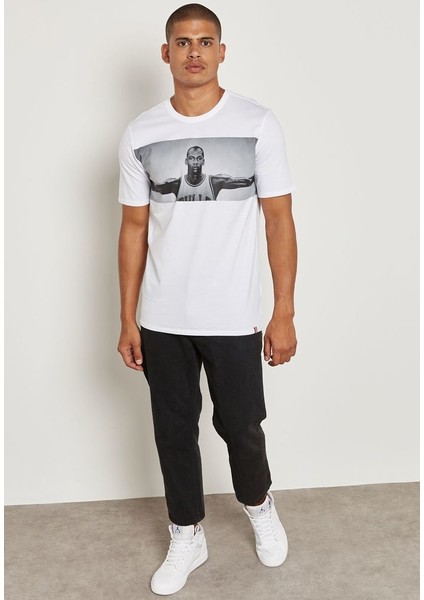 Jordan Beyaz Spor T-Shirt CQ7757-100