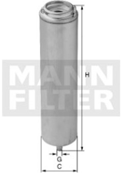 Yakıt Filtresi Mercedes Benz C180 BLUETEC-D-C200 Bluetec-D 14 Mann WK5016Z
