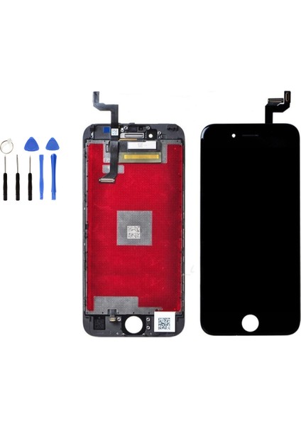 IPhone 6s Plus LCD Ekran Dokunmatik + Tamir Seti Siyah