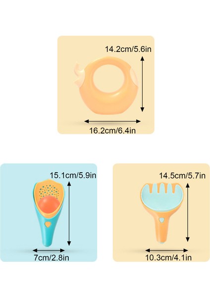 17 Parça Plaj Oyuncak Kum Seti (Yurt Dışından)
