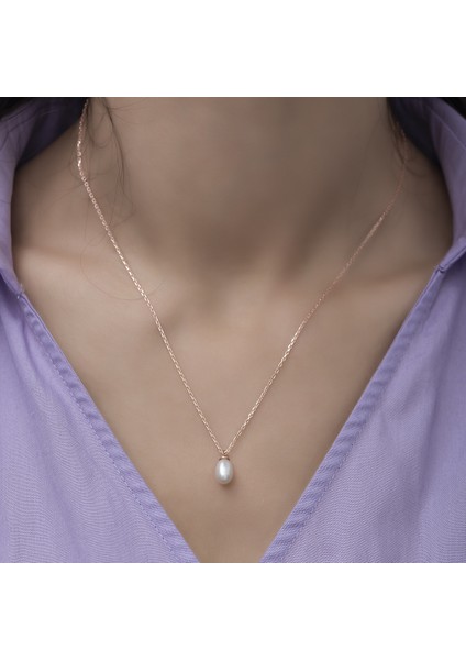 Inci Rose Gümüş Kolye