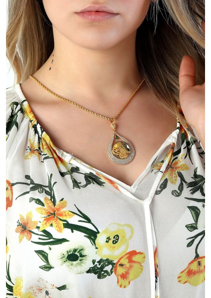 Prenses Pırlanta Kadın 14 Ayar Altın Damla Model Osmanlı Tuğrası fiyatları