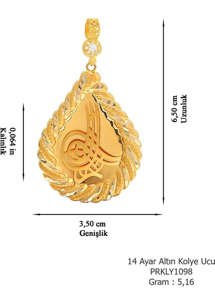Prenses Pırlanta Kadın 14 Ayar Altın Damla Model Taşlı Osmanlı Tuğrası modelleri