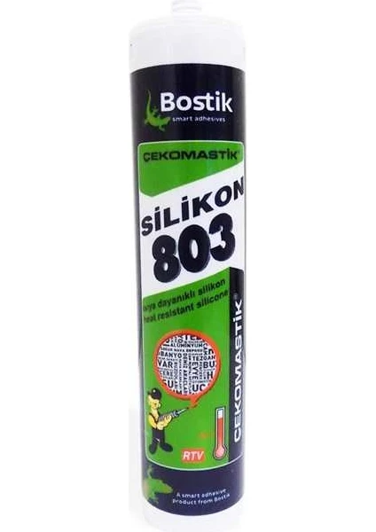 Çekomastik 803 Isıya Dayanıklı Silikon