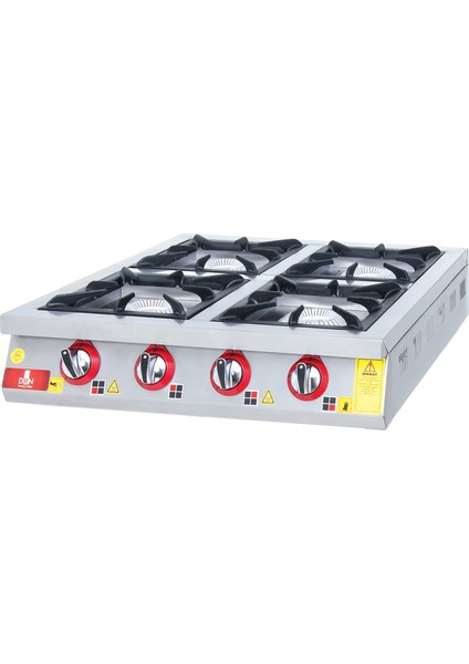 Set Üstü Ocak 4'lü - 80X80 - Gazlı