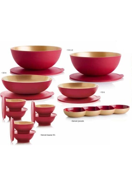 Berrak Saklama Kabı Set