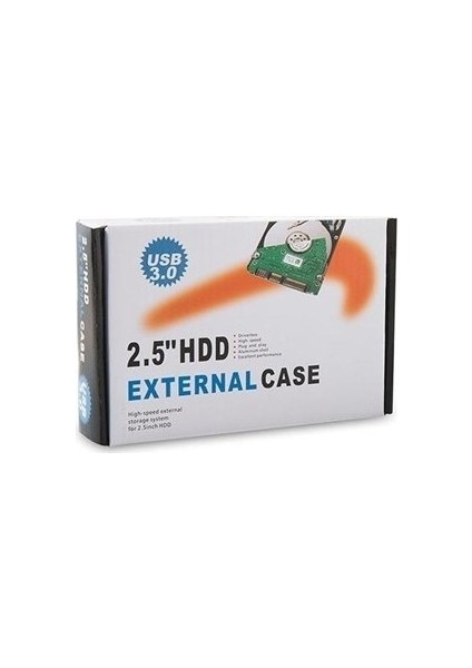 USB 3.0 External 2.5 Inç Sata Harici Harddisk Kutusu Deri Kılıflı