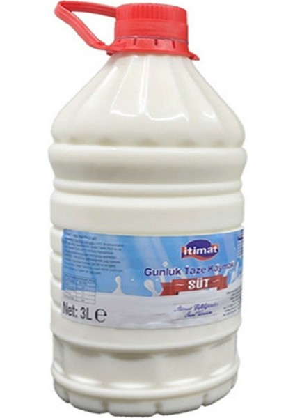 Günlük Taze Kaymaklı Süt 3 Lt