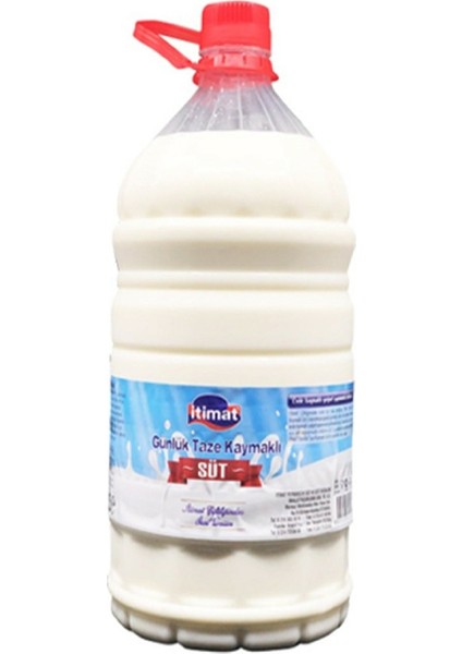 Günlük Taze Kaymaklı Süt 5 Lt