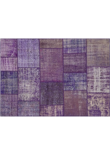 Özel Patchwork El Dokuma Halı 160 x 230 cm 5674