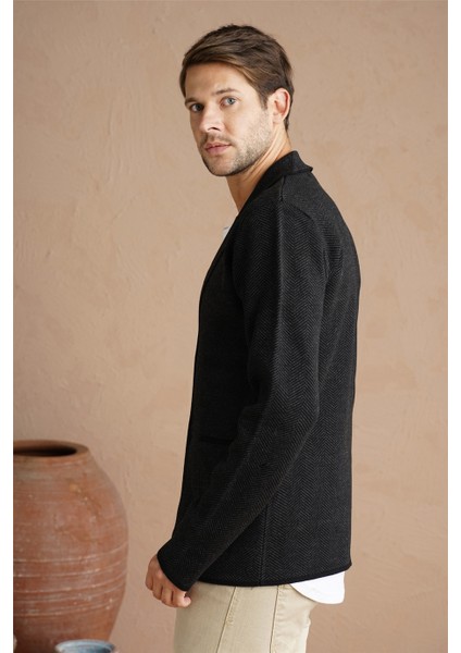 Erkek Füme Şal Yaka Çelik Örgü Ceket HIRKA-HRKCKT1824R03S fiyatları