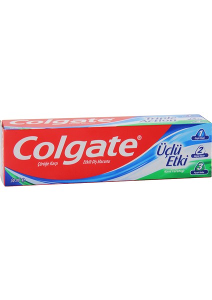 Üçlü Etki Diş Macunu 50 ml