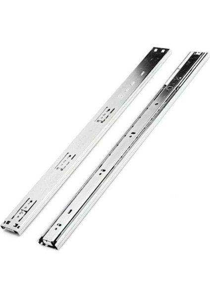 Galvanizli Teleskopik Çekmece Rayı 35X500