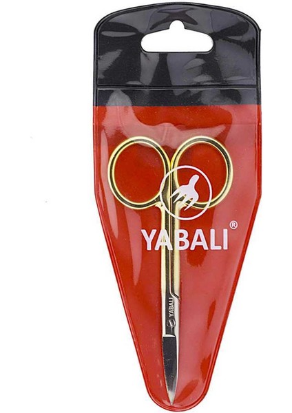 Yabalı Makas Altın Kıvrık Uçlu