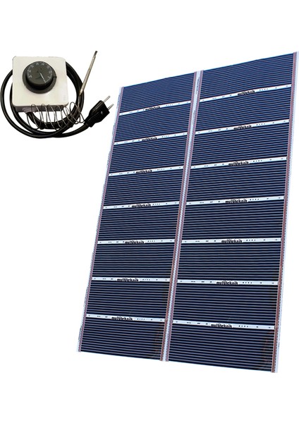 Halı Altı Analog Termostatlı Kullanıma Hazır - 120X250