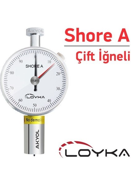 Lx-A-2 Shore A Çift Ibreli Shoremetre (Yumuşak Kauçuk)