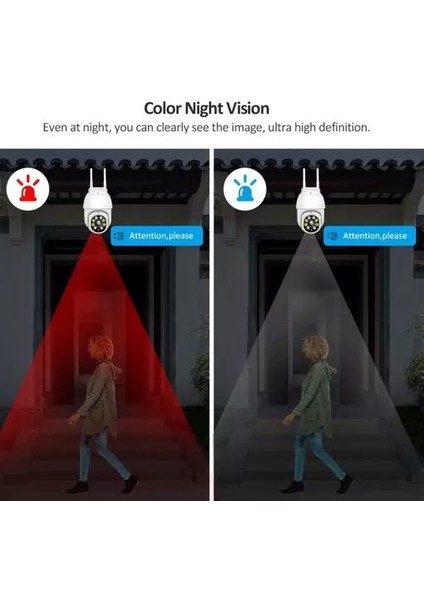 YCC365 Hd 1080P Ptz Wıfı Ip Kamera Dış Mekan Kablosuz Kamera (Yurt Dışından)