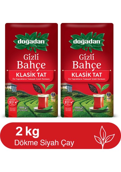 Gizli Bahçe 1000 gr Dökme Siyah Çay X2