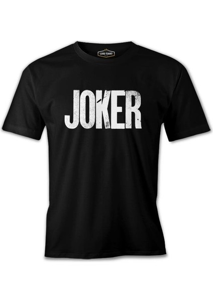 Lordd T-Shirt Joker - Texture Siyah Erkek T-Shirt