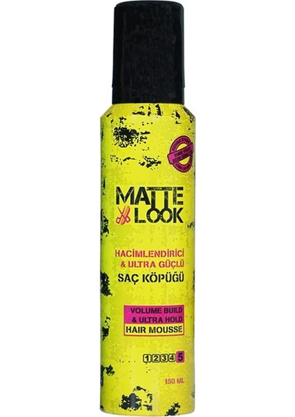 Matte Look Hacimlendirici Saç Köpüğü 150 ml