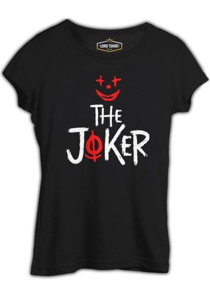 Lordd T-Shirt The Joker - Look Siyah Kadın T-Shirt