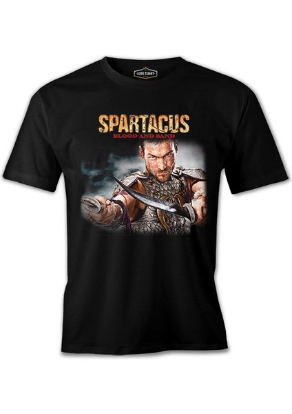 Lordd T-Shirt Spartacus - Blood And Sand Siyah Erkek T-Shirt