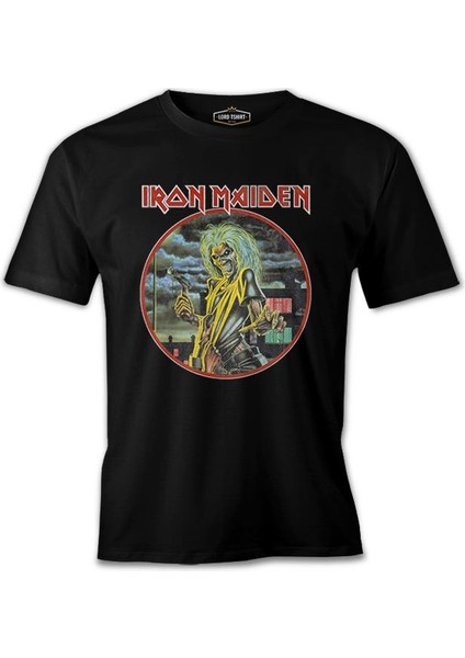 Lordd T-Shirt Iron Maiden - Killers Siyah Erkek T-Shirt