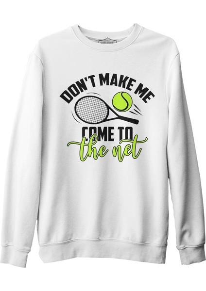 Lordd T-Shirt Tenis - Net Beyaz Erkek Kalın Sweatshirt