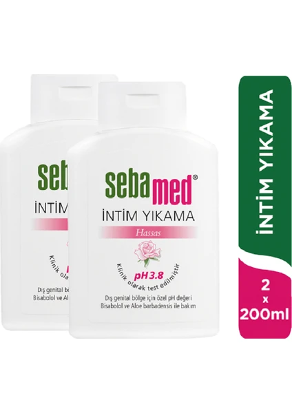 Intim Likit - Genital Bölge Temizleyici 200 ml x 2