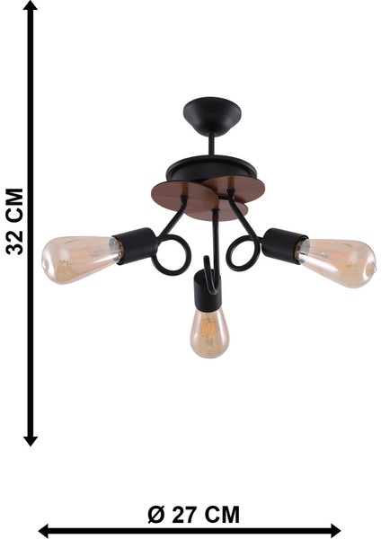 Aydinç 3'lü Siyah Ceviz indirimleri