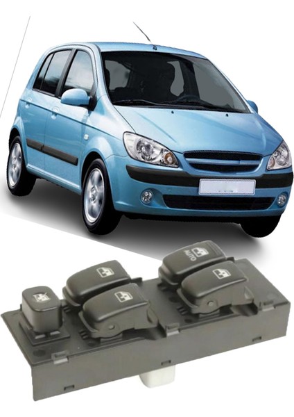 Hyundai Getz Cam Düğmesi Sol Dörtlü 2003-2010 fiyatları