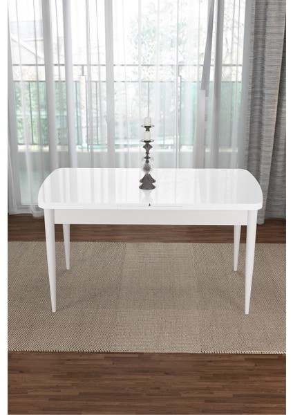 Concept Via Açılabilir Mutfak Masası Takımı- Beyaz Açılabilir Masa +6 Krem Sandalye fiyatları