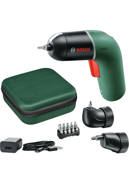 Ixo 6 Li-Ion Akülü Vidalama Makinesi Set (Köşe+Eksantrik Adaptör) - 06039C7102
